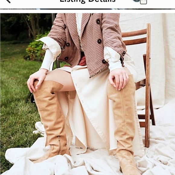 Beautiful leather over the knee boots by Free People - Picture 2 of 11